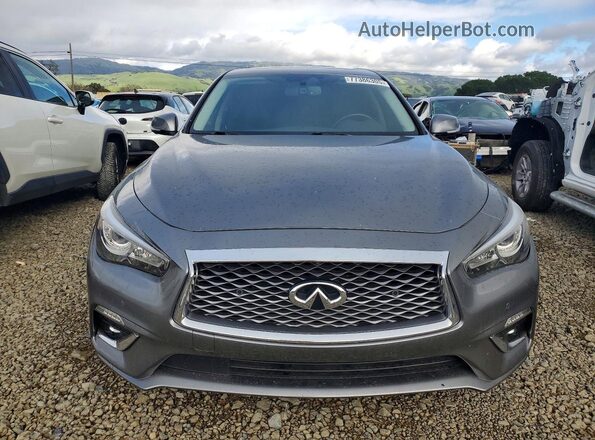 JN1EV7BP6MM701783 2021 INFINITI Q50 Charcoal Vista frontal