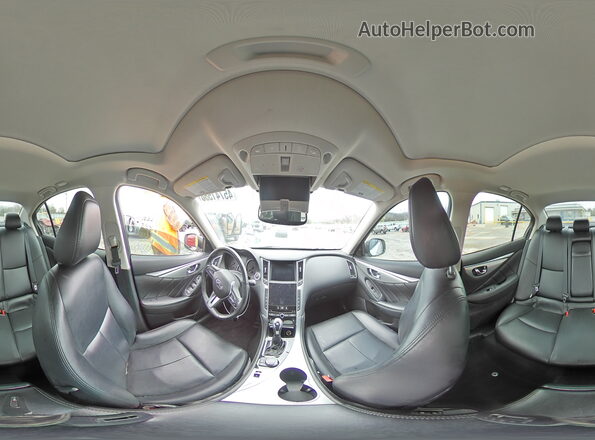 JN1EV7BP6MM701816 2021 INFINITI Q50 White Widok naklejki z numerem VIN