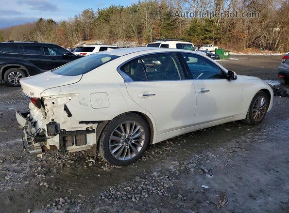 JN1EV7BR2MM756085 2021 INFINITI Q50 White Tył prawy