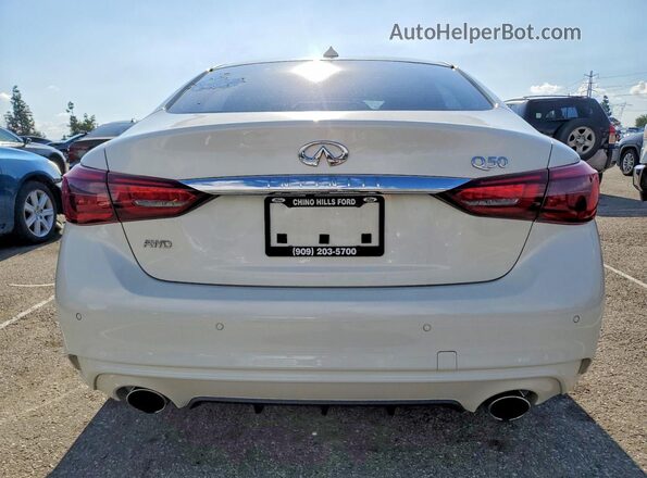 JN1EV7BR7MM750363 2021 INFINITI Q50 White Vista trasera