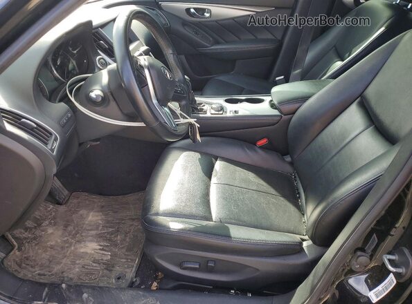 JN1EV7BR7MM750749 2021 INFINITI Q50 Black Widok wnętrza z przodu
