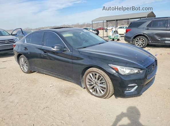 JN1EV7BR7MM750749 2021 INFINITI Q50 Black Przód prawy