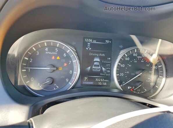 JN1EV7BR7MM754686 2021 INFINITI Q50 White Widok zestawu wskaźników