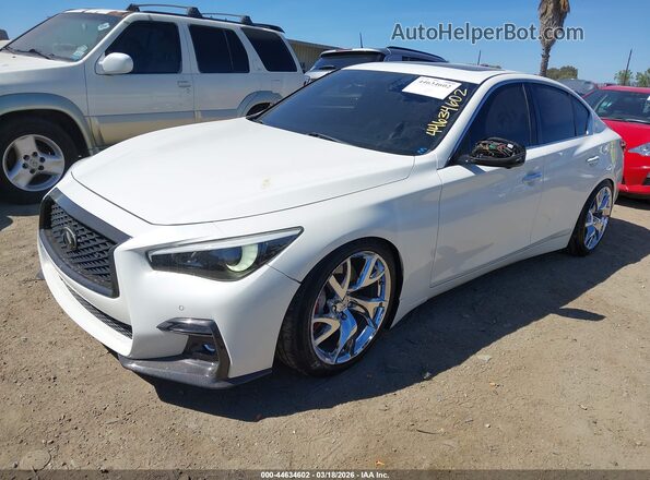 JN1EV7CP1MM702046 2021 INFINITI Q50 White Передня ліва чверть