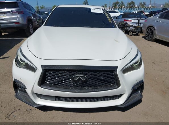 JN1EV7CP1MM702046 2021 INFINITI Q50 White Вид щитка приладів