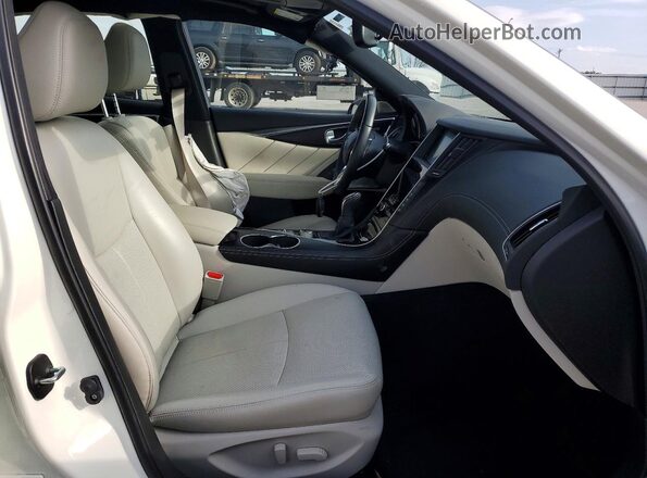 JN1EV7CP8PM512667 2023 INFINITI Q50 Белый Вид салона спереди