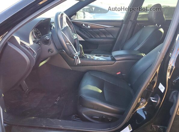 JN1EV7CPXPM512394 2023 INFINITI Q50 Black Вид салону спереду