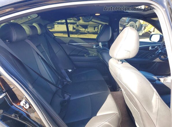 JN1EV7CPXPM512394 2023 INFINITI Q50 Black Вид задніх сидінь