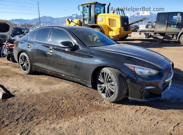 JN1EV7CPXPM512394 2023 INFINITI Q50 Black Передня права чверть