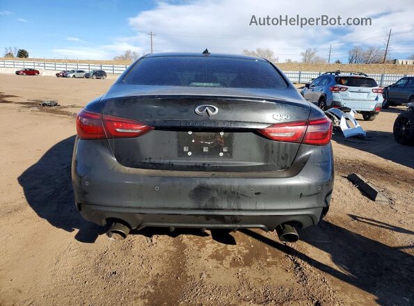 JN1EV7CPXPM512394 2023 INFINITI Q50 Black Вид ззаду
