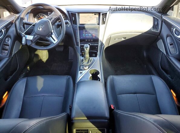 JN1EV7CPXPM512394 2023 INFINITI Q50 Black Вид панелі приладів