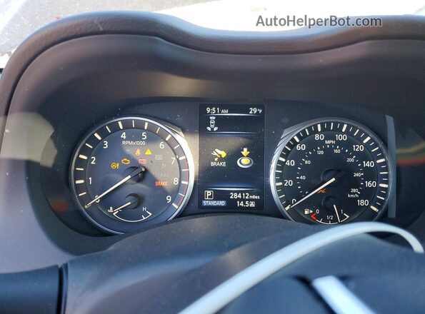JN1EV7CPXPM512394 2023 INFINITI Q50 Black Вид щитка приладів