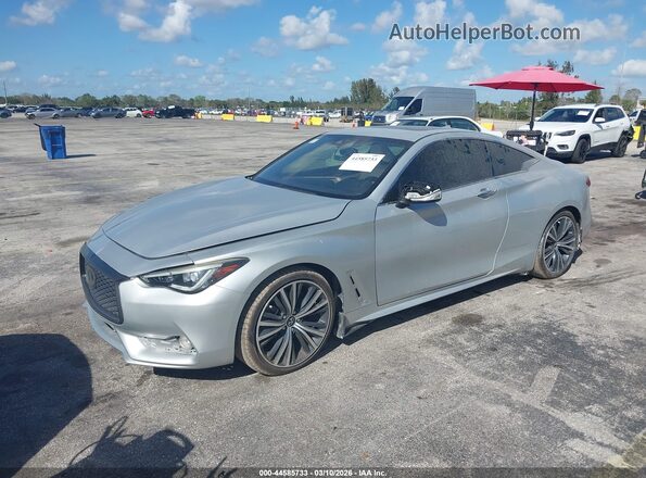 JN1EV7EK0LM340033 2020 INFINITI Q60 Серебряный Передняя левая четверть