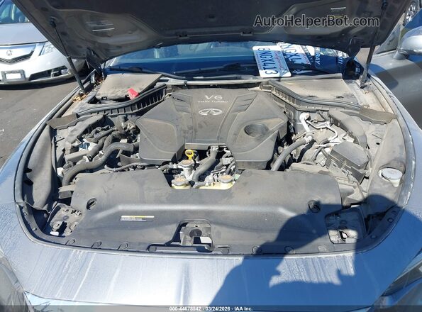 JN1EV7EK2LM340440 2020 INFINITI Q60 Gray Rear view