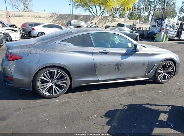 JN1EV7EK2LM340440 2020 INFINITI Q60 Gray Rear interior view