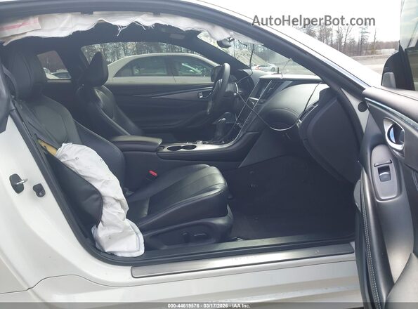 JN1EV7EL3LM380163 2020 INFINITI Q60 White წინა სალონის ხედი