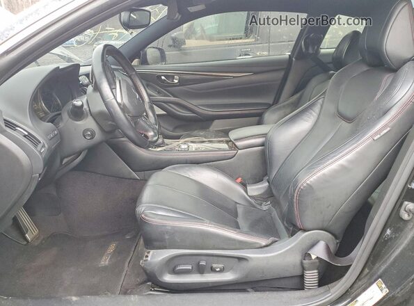 JN1EV7KL6MM470686 2021 INFINITI Q60 Черный Вид салона спереди