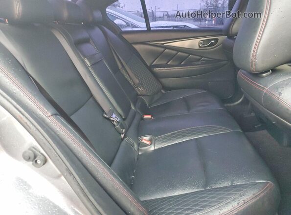 JN1FV7AR0KM800751 2019 INFINITI Q50 Gray Հետևի նստատեղերի տեսք
