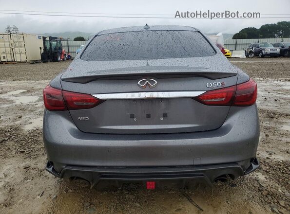 JN1FV7AR0KM800751 2019 INFINITI Q50 Gray Հետևի տեսք