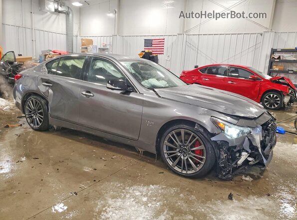JN1FV7AR2LM660235 2020 INFINITI Q50 Gray Front right