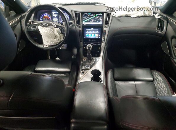 JN1FV7AR2LM660235 2020 INFINITI Q50 Gray Dashboard view
