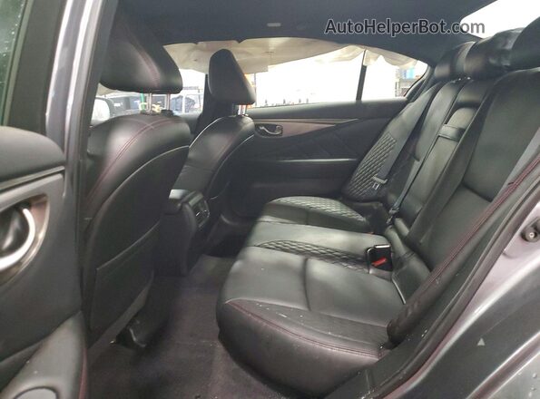 JN1FV7AR2LM660235 2020 INFINITI Q50 Gray Rear seats view