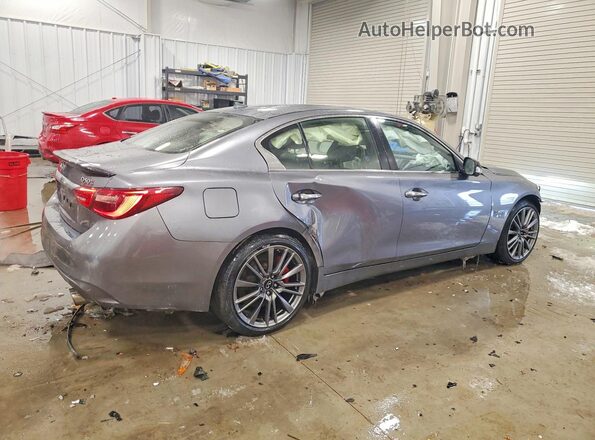 JN1FV7AR2LM660235 2020 INFINITI Q50 Gray Rear right