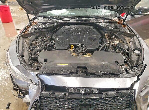 JN1FV7AR2LM660235 2020 INFINITI Q50 Gray Rear interior view