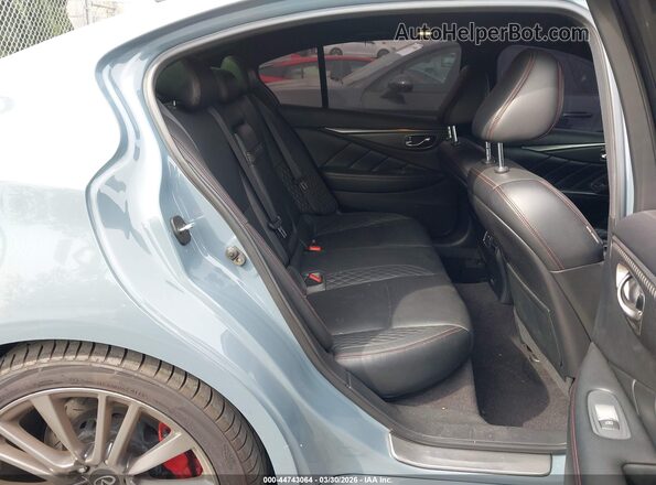 JN1FV7DP3MM850704 2021 INFINITI Q50 Blue Vista de la etiqueta del VIN