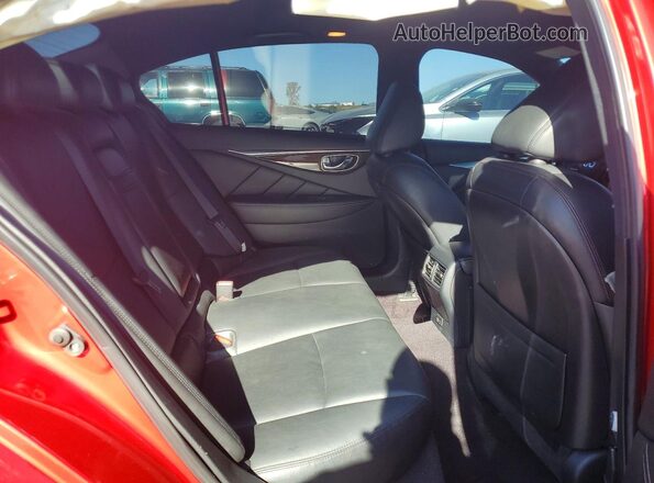 JN1FV7DP7MM850463 2021 INFINITI Q50 Red Вид задніх сидінь