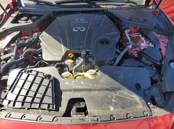 JN1FV7DP7MM850463 2021 INFINITI Q50 Red Вид задньої частини салону
