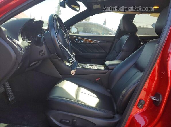 JN1FV7DP7MM850463 2021 INFINITI Q50 Red Вид салону спереду