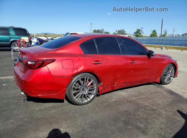 JN1FV7DP7MM850463 2021 INFINITI Q50 Red Задня права чверть