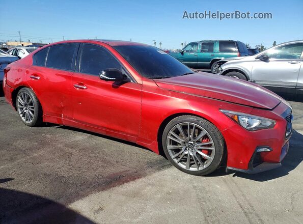 JN1FV7DP7MM850463 2021 INFINITI Q50 Red Передня права чверть