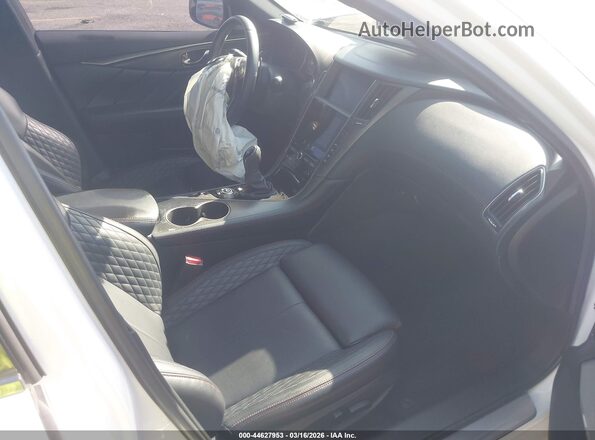 JN1FV7DP8RM660128 2024 INFINITI Q50 White Widok wnętrza z przodu