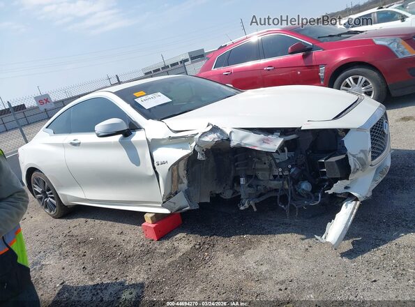 JN1FV7EK6HM610975 2017 INFINITI Q60 White Widok wnętrza 360 stopni