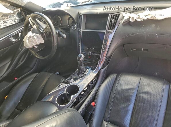 JN1FV7EL1HM701029 2017 INFINITI Q60 Black Widok deski rozdzielczej