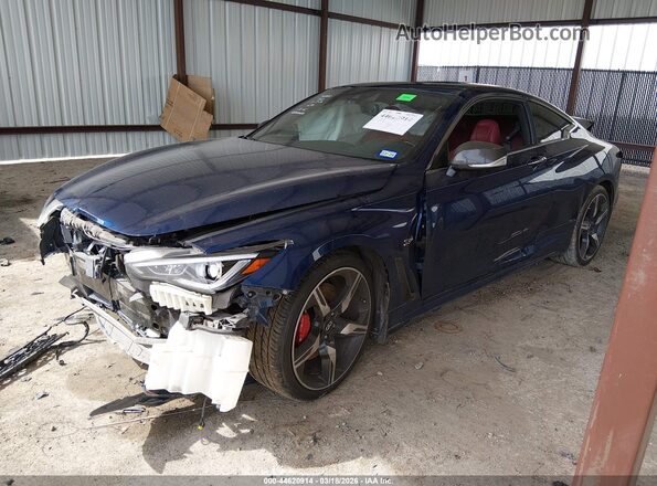 JN1FV7EL2KM440372 2019 INFINITI Q60 Blue Передня ліва чверть