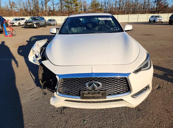 JN1FV7EL3JM631183 2018 INFINITI Q60 White Widok z przodu