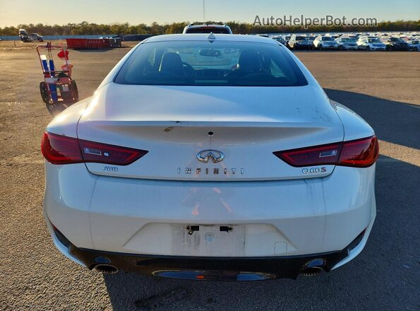 JN1FV7EL3JM631183 2018 INFINITI Q60 White Widok z tyłu