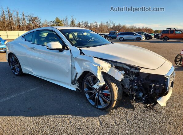 JN1FV7EL3JM631183 2018 INFINITI Q60 White Przód prawy