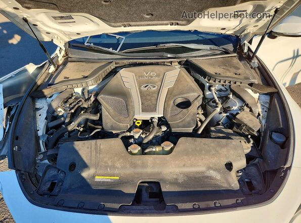 JN1FV7EL3JM631183 2018 INFINITI Q60 White Widok wnętrza z tyłu