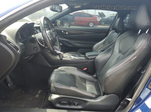 JN1FV7EL8LM460076 2020 INFINITI Q60 Blue Вид салону спереду