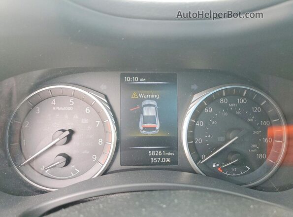 JN1FV7EL8LM460286 2020 INFINITI Q60 Red Instrument cluster view