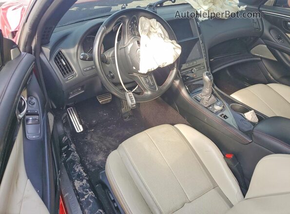 JN1FV7EL8LM460286 2020 INFINITI Q60 Red Dashboard view
