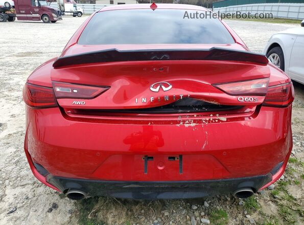 JN1FV7EL8LM460286 2020 INFINITI Q60 Red Rear view