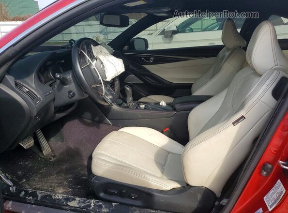 JN1FV7EL8LM460286 2020 INFINITI Q60 Red Front interior view