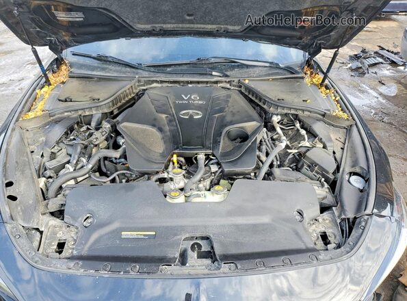 JN1FV7LL3NM680859 2022 INFINITI Q60 Черный Вид задней части салона
