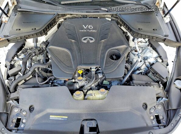 JN1FV7LL7MM560559 2021 INFINITI Q60 Белый Вид задней части салона