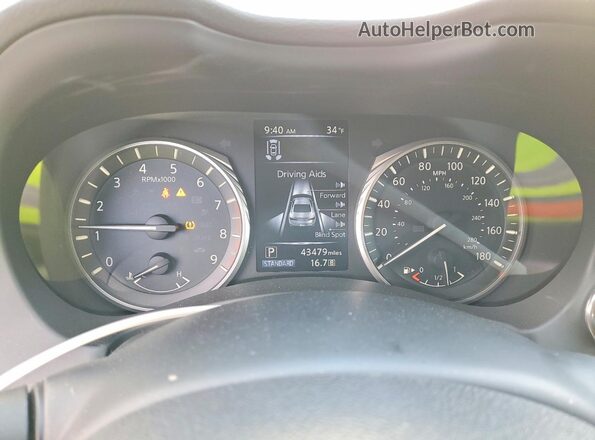 JN1FV7LL7MM560559 2021 INFINITI Q60 Белый Вид щитка приборов